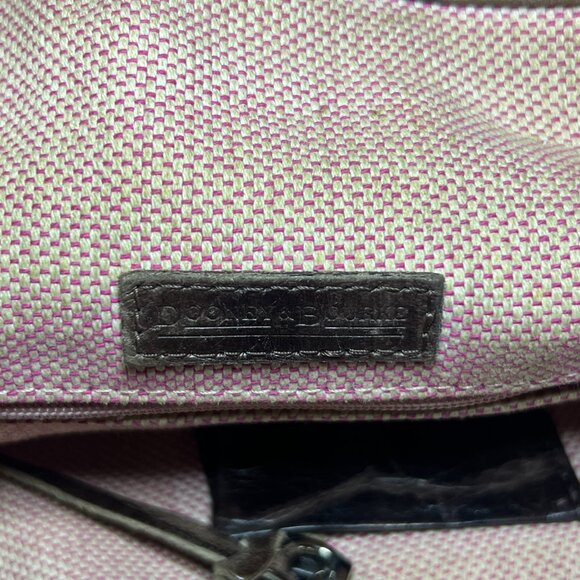 Dooney & Bourke Brown Hobo Chic Croc Embossed Leather Shoulder Bag Handbag Purse - Picture 10 of 15